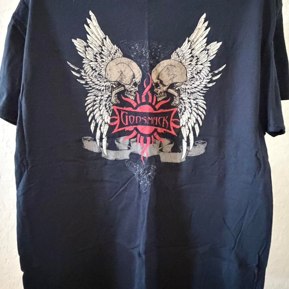 Godsmack Skull Wings Graphic Band Tee